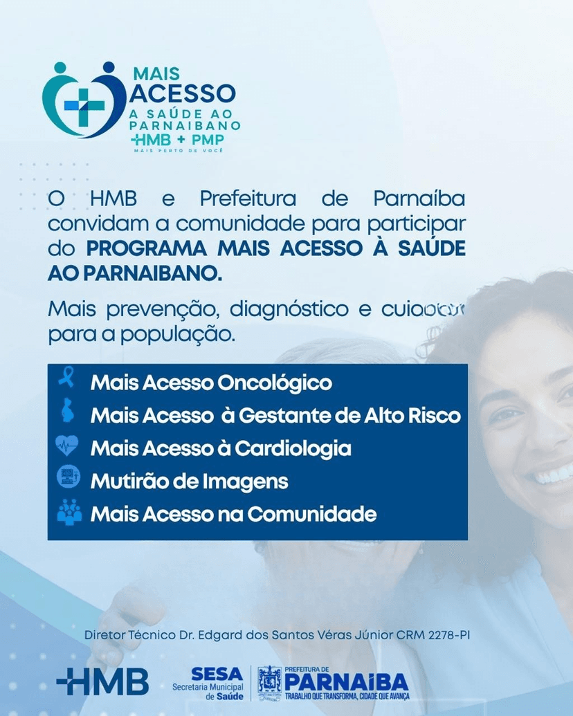 Programa Mais Acesso à Saúde aos Parnaibanos realiza nova edição em Parnaíba